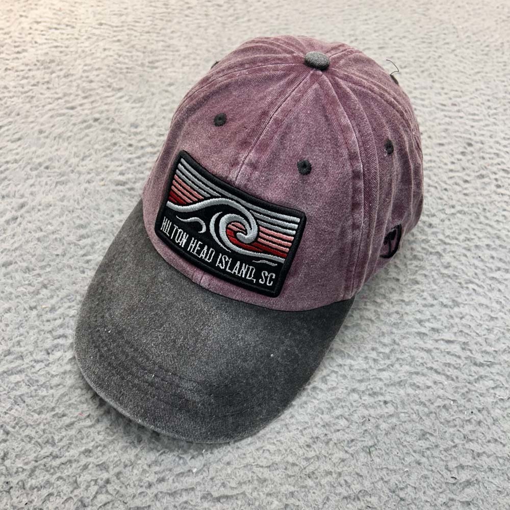 Hilton Head South Carolina Hat Cat  Baseball Cap One Size DK Caps Souvenir